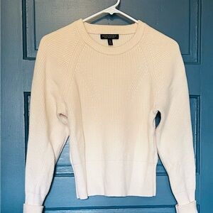 Banana Republic Women's Cream Crew Neck Sweater